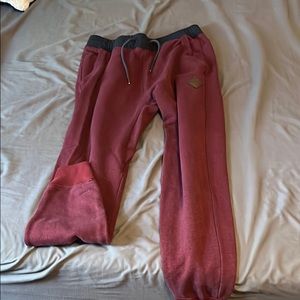 Hollister garnet jogger sweatpants
